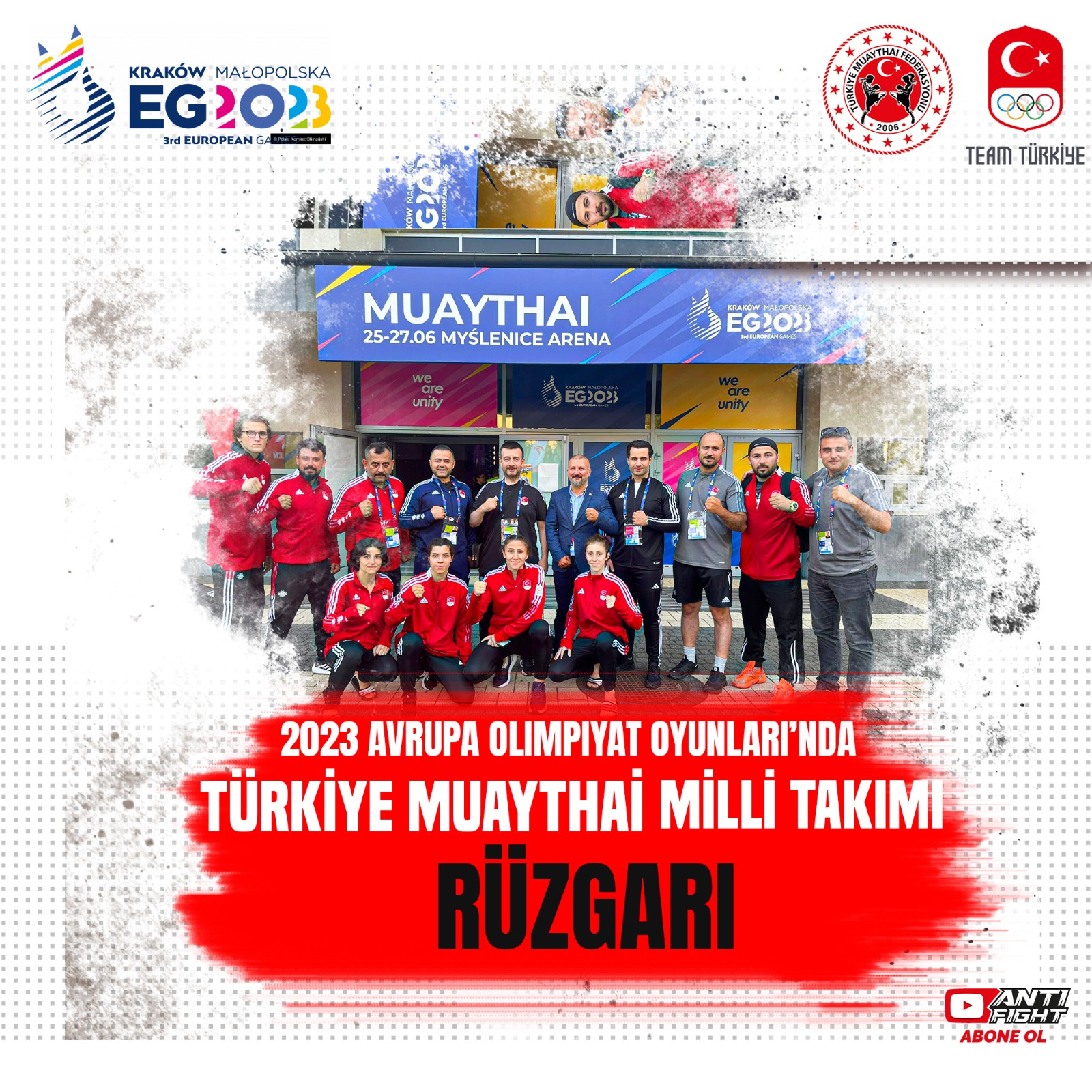 2023 Avrupa Olimpiyat Oyunlarında Türkiye Muaythai Milli Takımı Rüzgarı