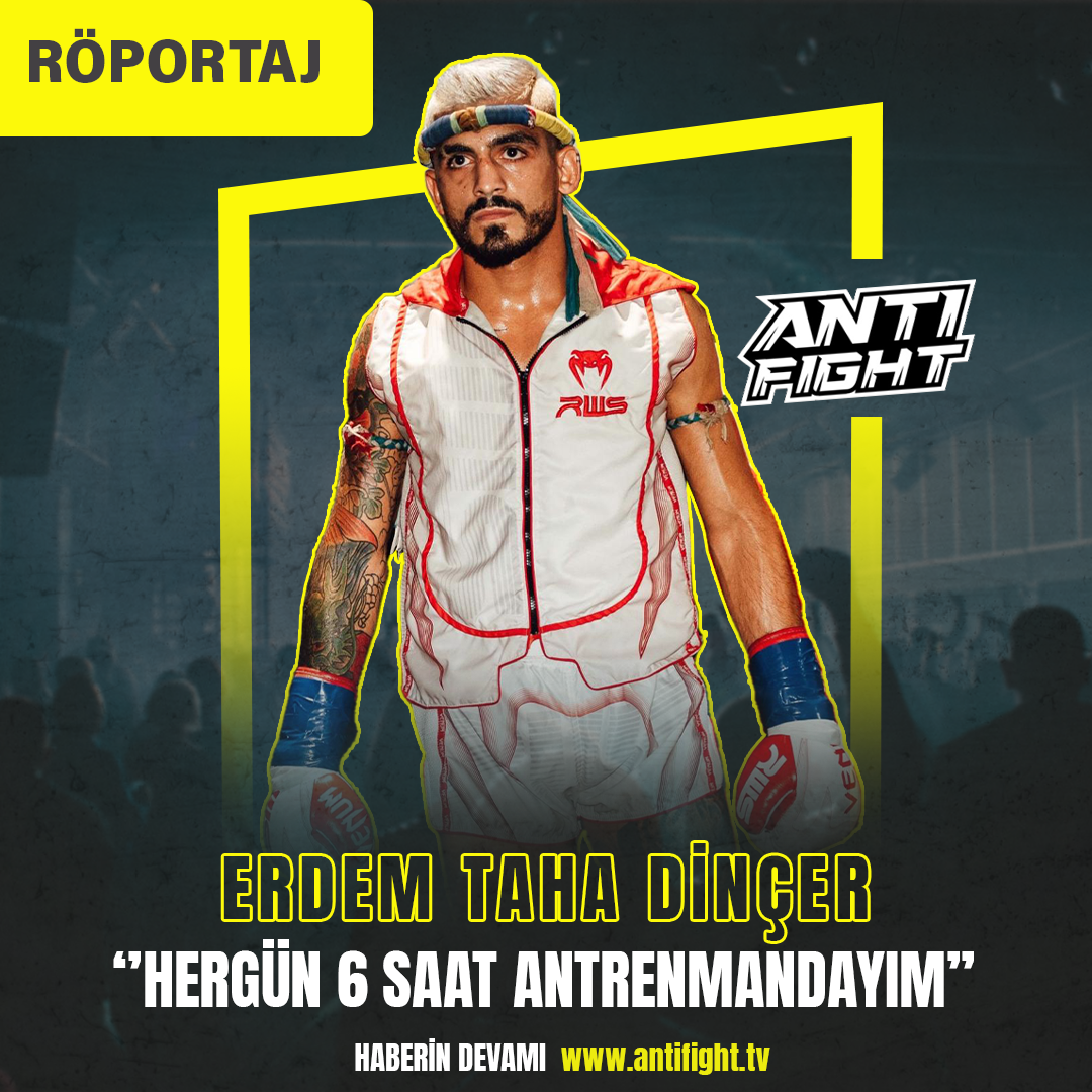 Profesyonel Dövüşçü  Erdem Taha DİNÇER röportajı: “Her gün 6 saat antrenmandayım” / Muaythai Haberleri