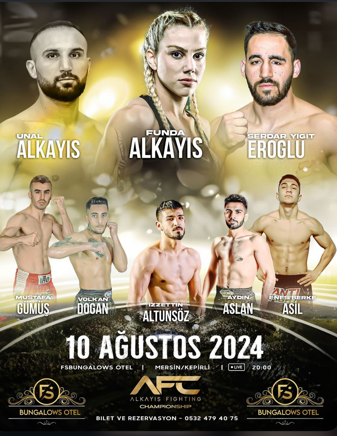 Alkayış Fighting Championship 12 Muhteşem bir geceyi geride bıraktı.